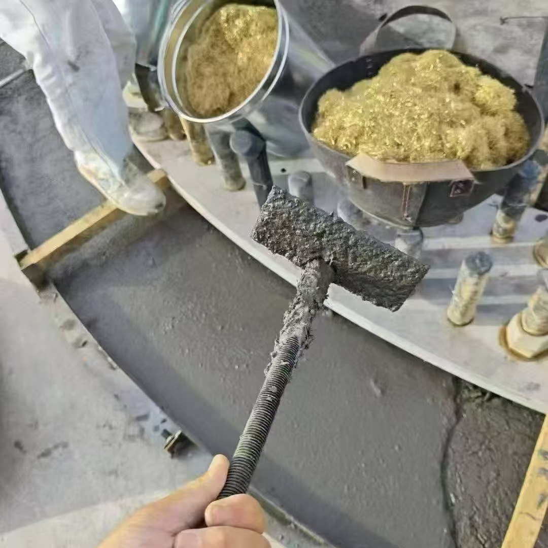 南岳C120钢纤维高强无收灌浆料 轧机压缩机汽轮机发电机锻压设备底座灌浆材料